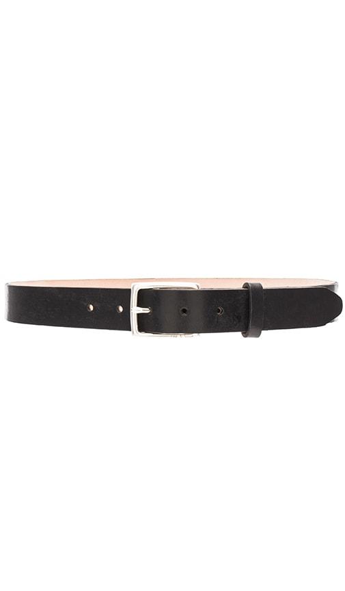 rag & bone boyfriend belt in black.