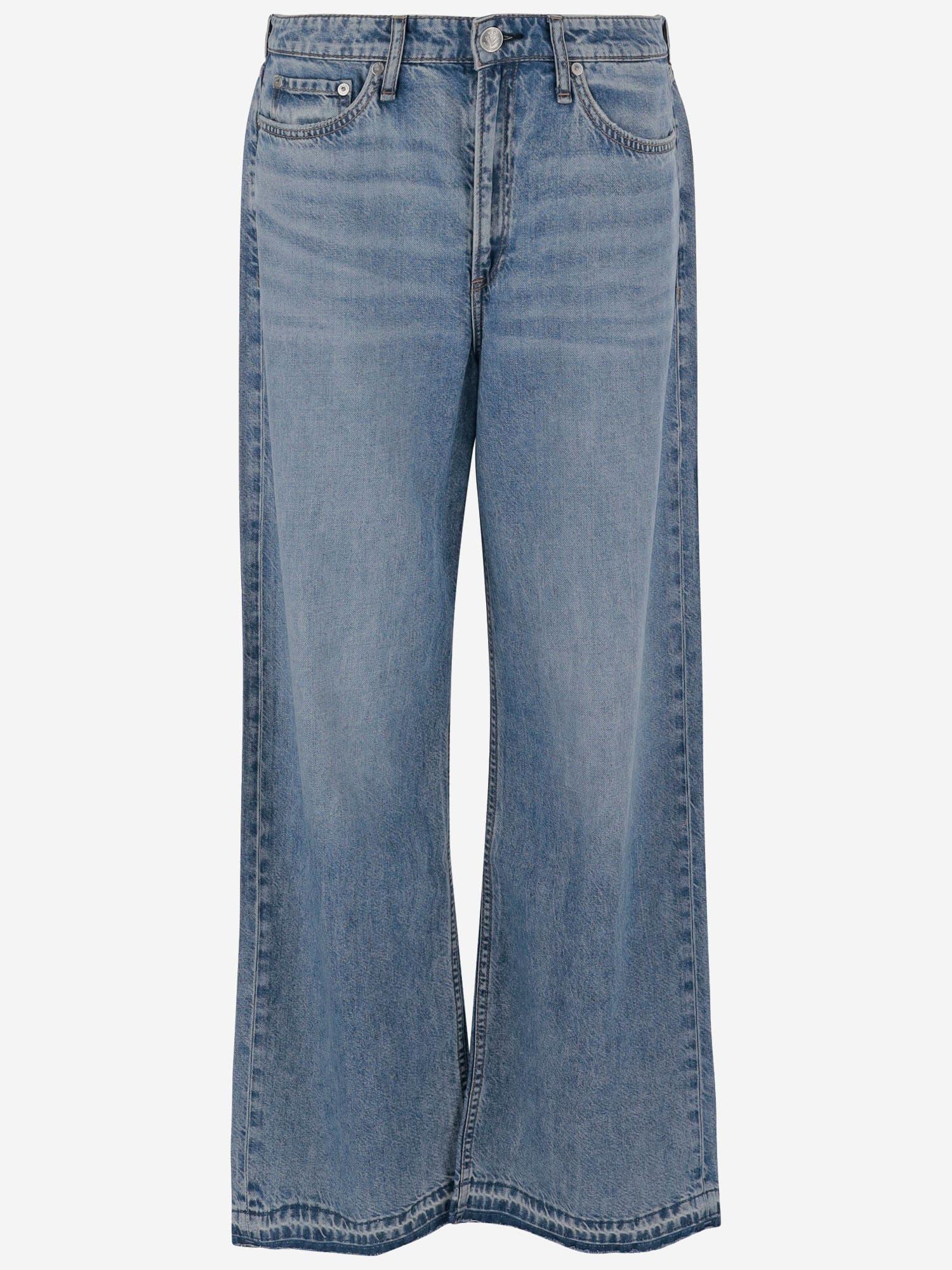 rag & bone cotton blend jeans