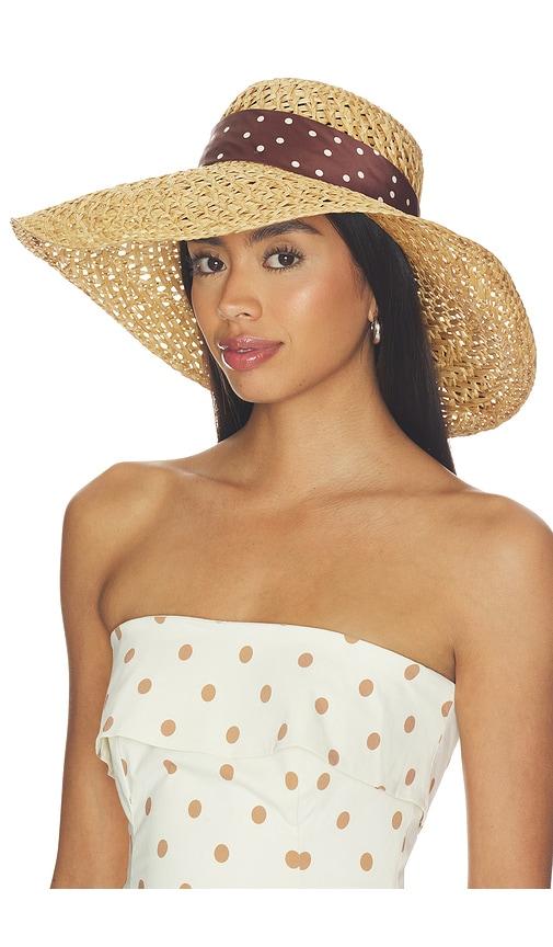 rag & bone garden straw hat in neutral.