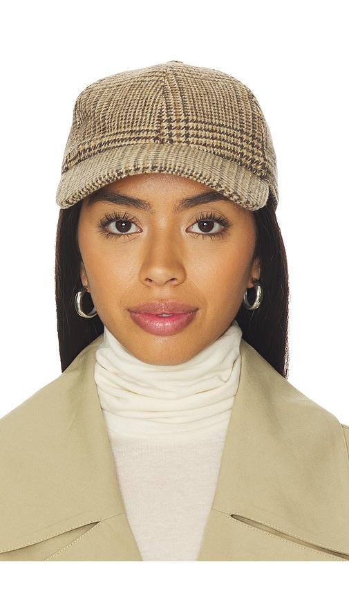 rag & bone harlow baseball cap in green.