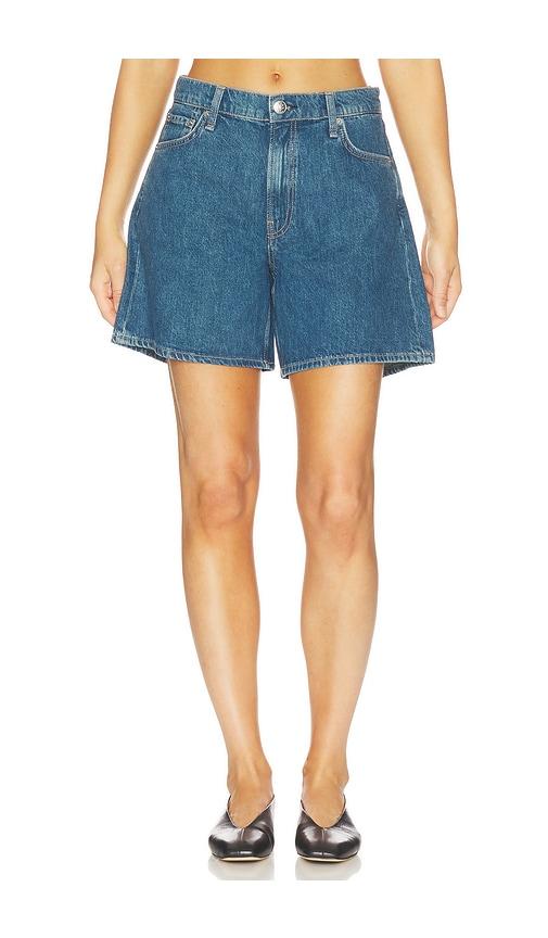rag & bone kaia shorts in blue.