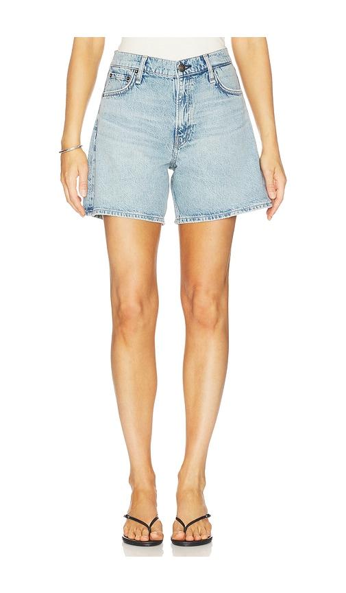 rag & bone kaia shorts in blue.
