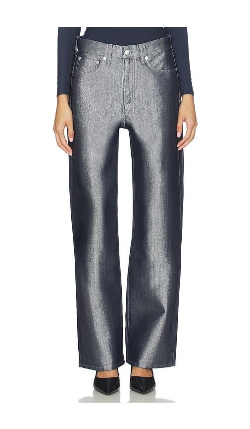 rag & bone logan wide jeans in grey.
