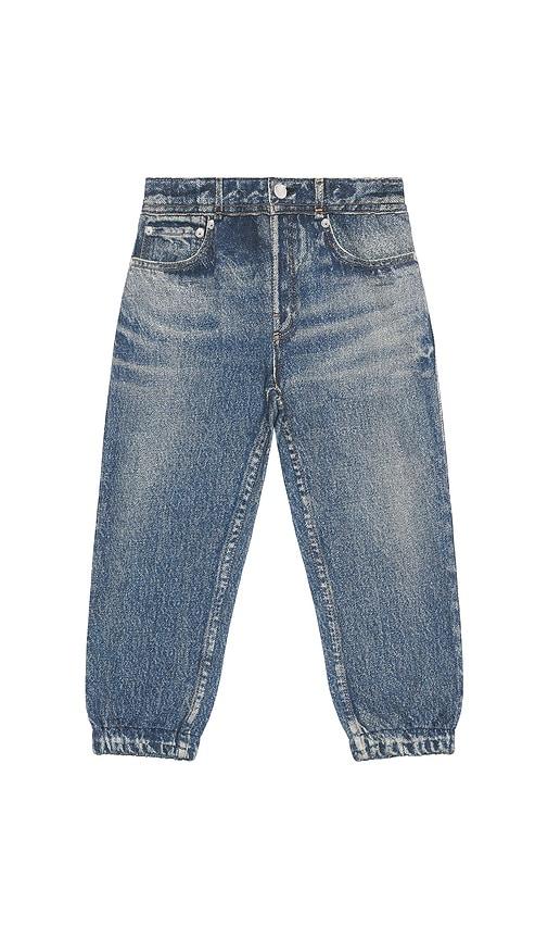 rag & bone mini miramar jogger in blue.