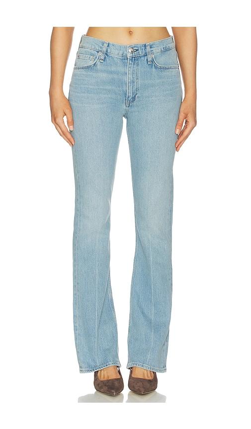 rag & bone peyton mr. full length bootcut jeans in blue.