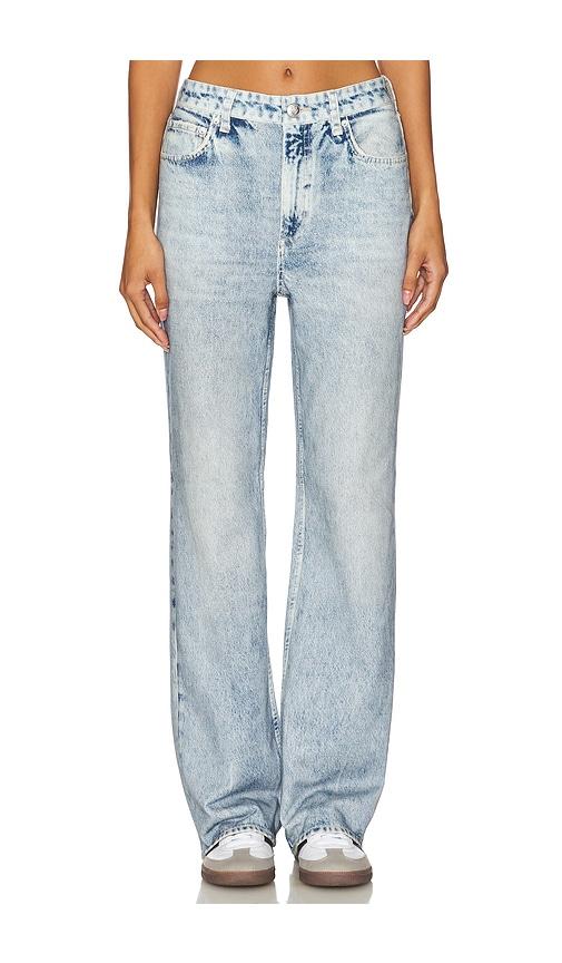 rag & bone rb miramar shea high rise full relaxed in denim-light.