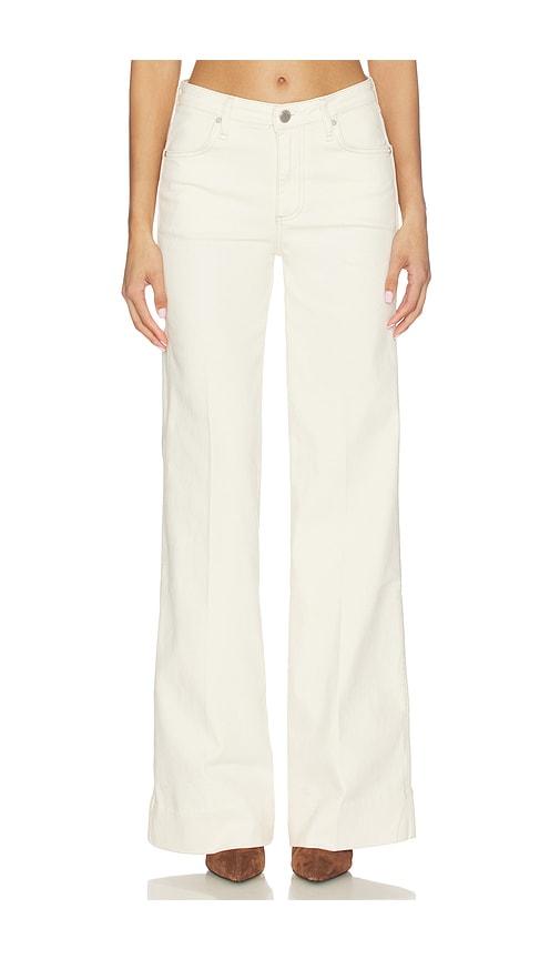 rag & bone ruby flare trouser pants in cream.