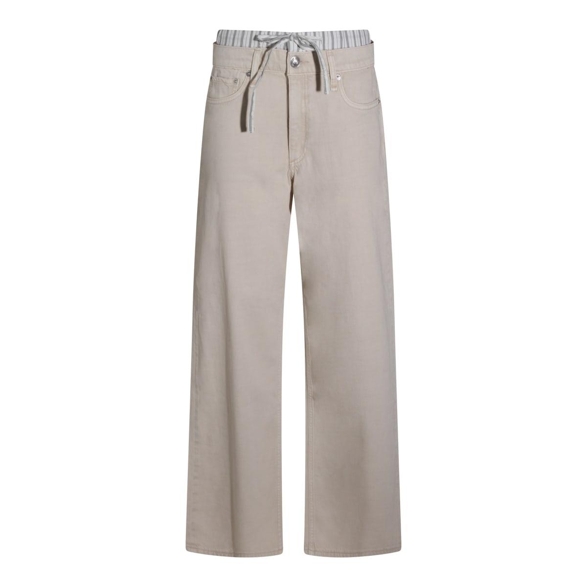 rag & bone sand cotton jeans