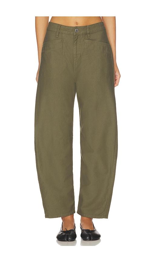 rag & bone stevie utility tapered pant in olive.