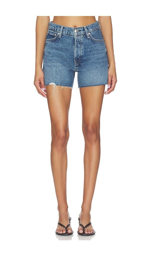 rag & bone vintage cut off shorts in blue.
