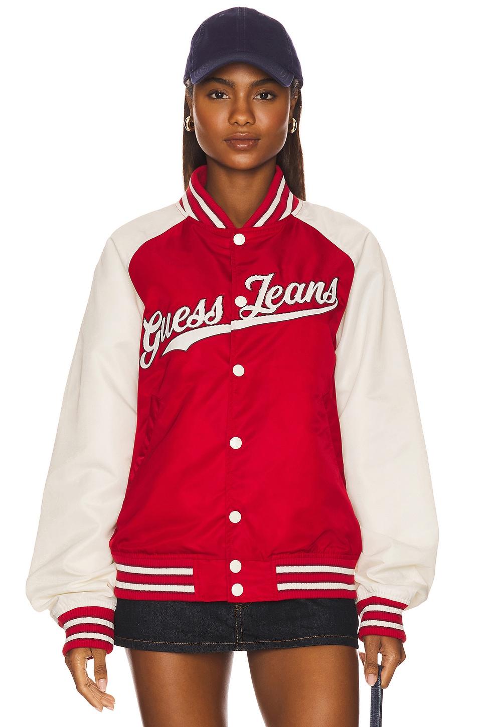 raglan patch bomber jacket