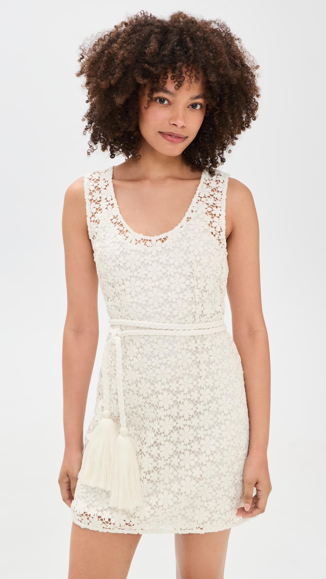 rahel tassel mini dress