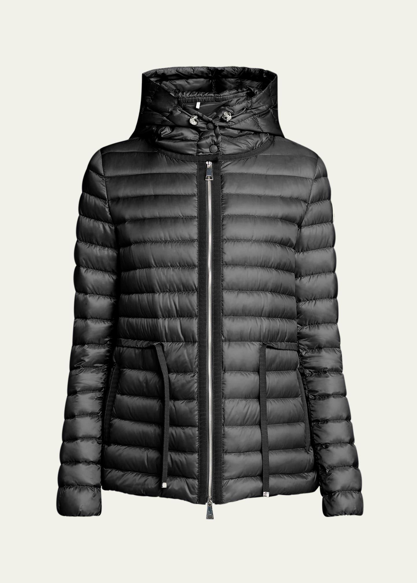 raie short puffer parka jacket