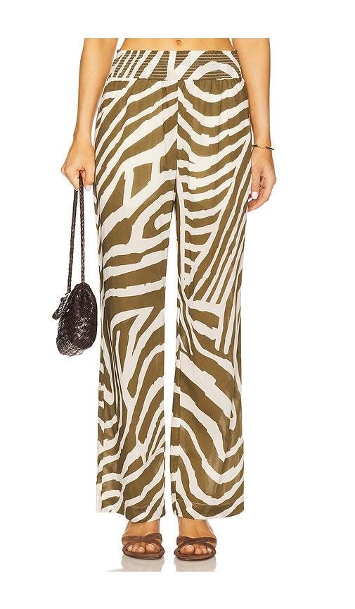 rails brendon pant in olive,ivory.