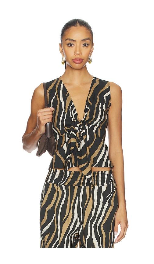 rails chala top in black.