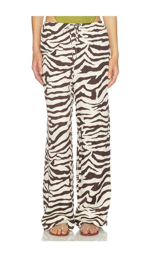 rails damani pant in brown,cream.