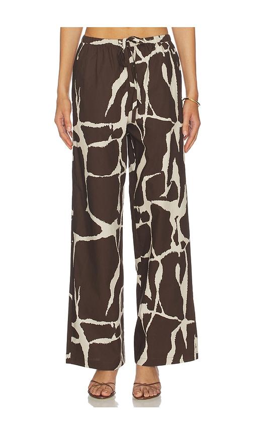 rails emmie pant in brown,cream.