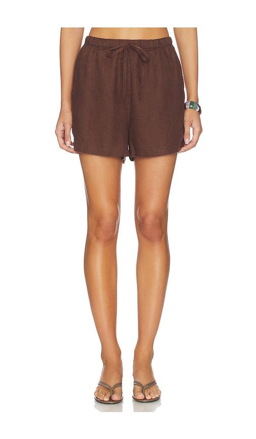 rails jenner short in brown.