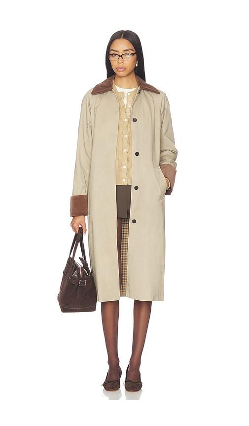 rails levy coat in tan.