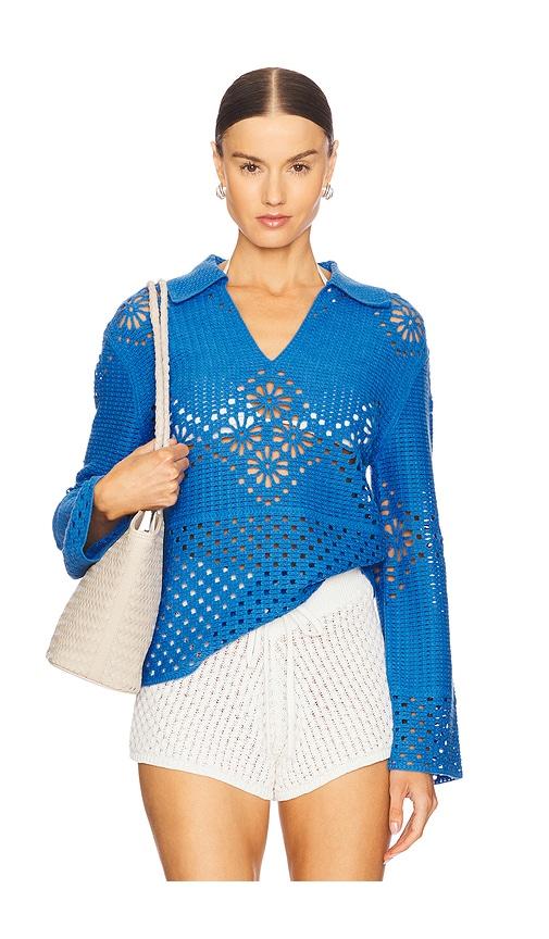 rails louiza sweater in royal.