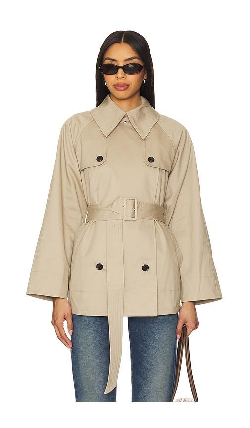 rails lucien jacket in beige.