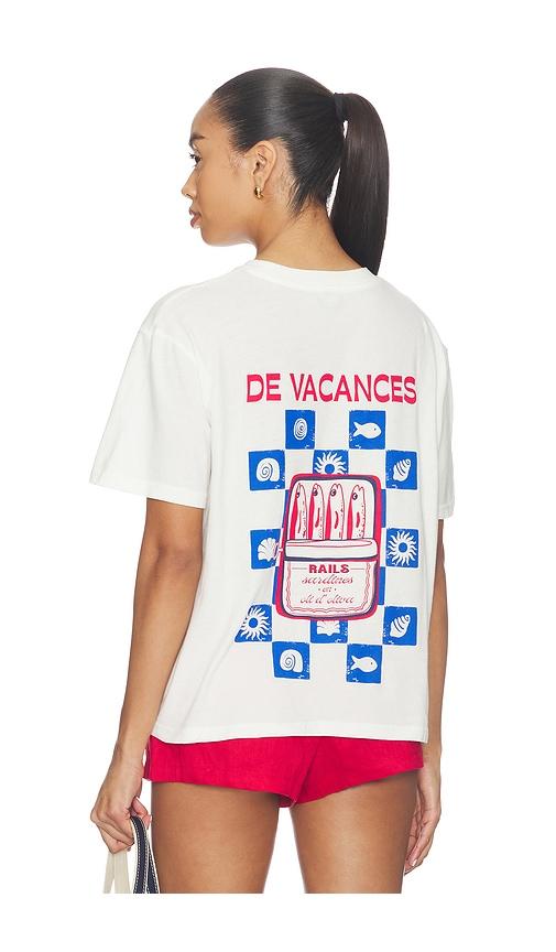 rails souvenir tee in white.