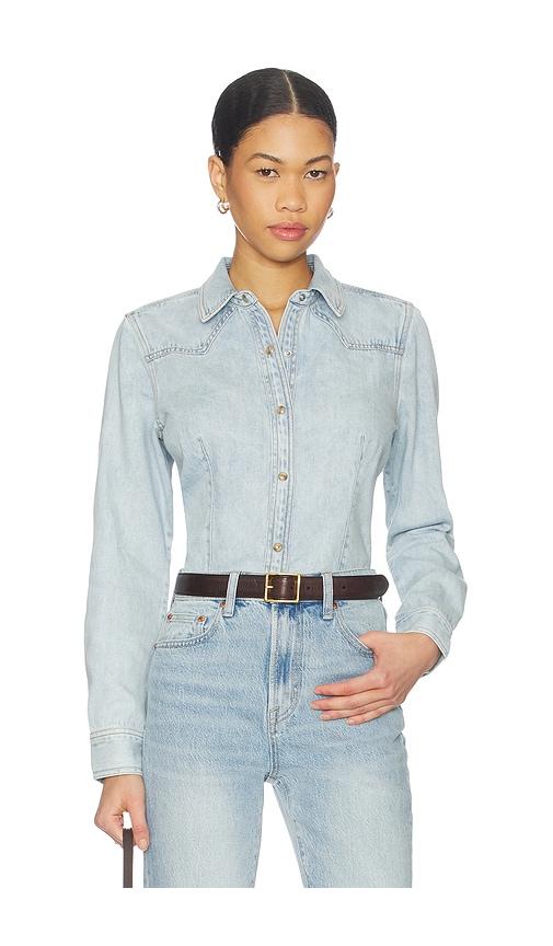 rails taiana top in blue.