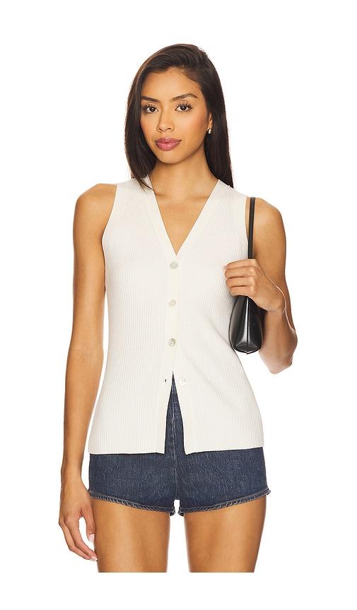 rails tatia top in white.