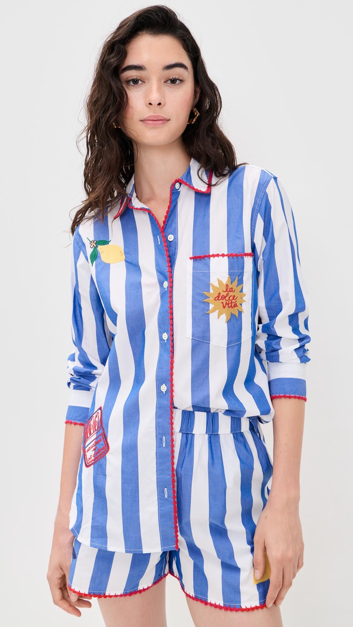 rails x giadzy elsa button down shirt