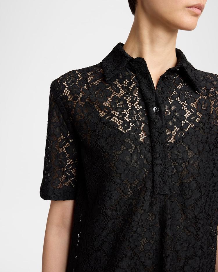 rainer stretch lace mini dress