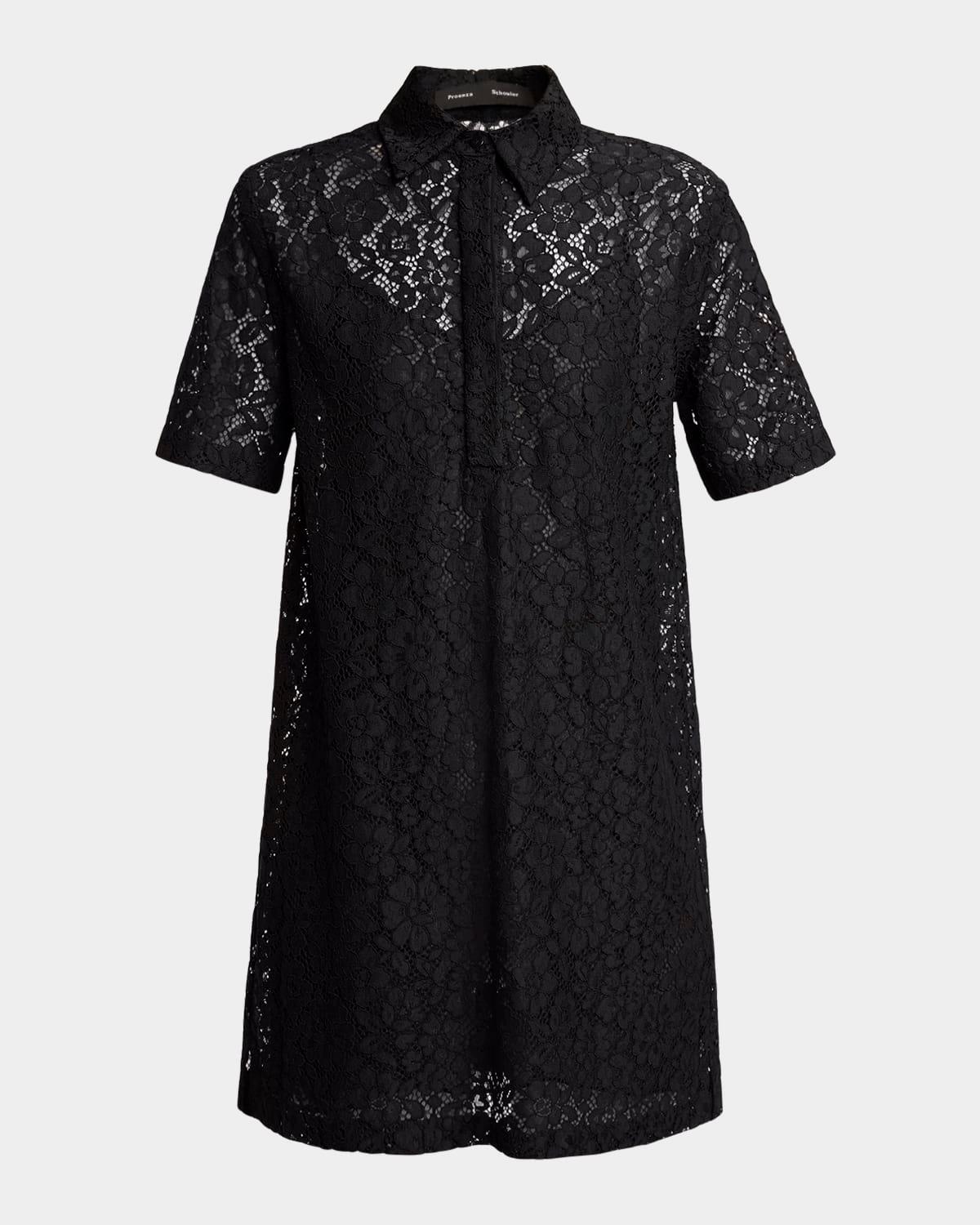 rainer stretch lace mini dress