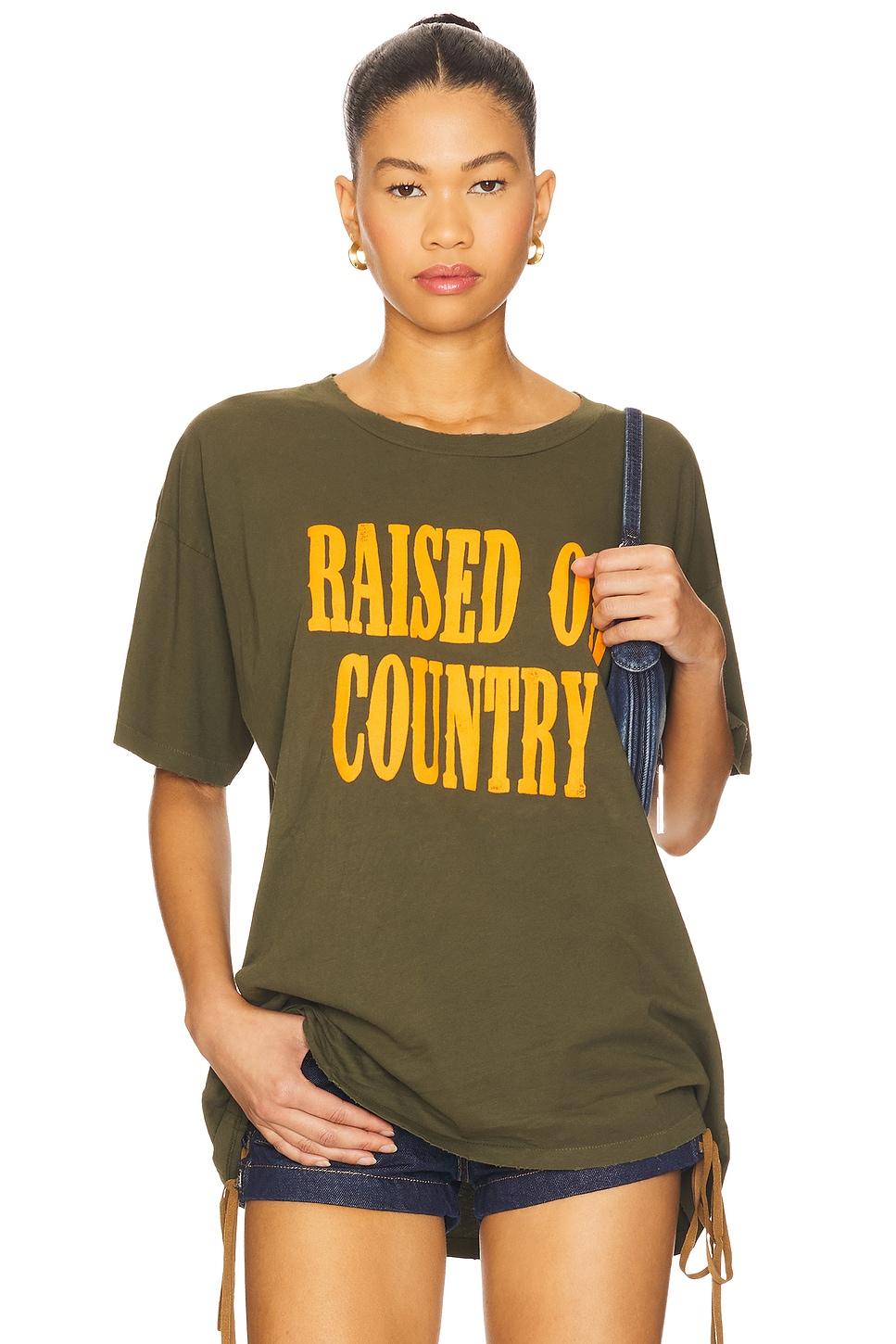 raised on country merch tee
