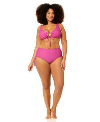 raisins curve plus size ronda swim top bottoms