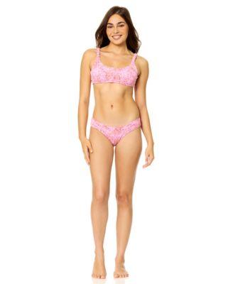 raisins womens golden bikini top bottoms