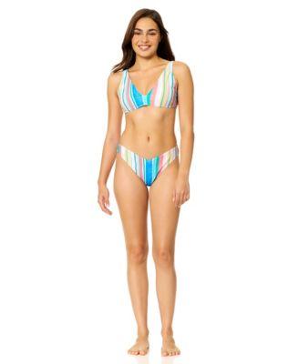 raisins womens pisces v neck swim bikini top bottoms