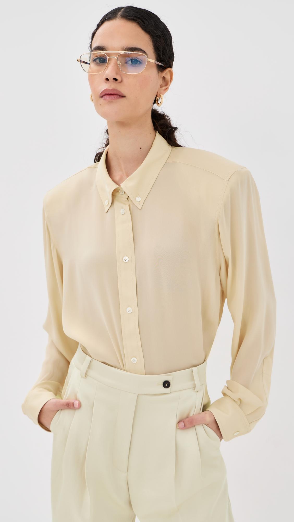 ralf silk classic oversized 1980's men's shirt