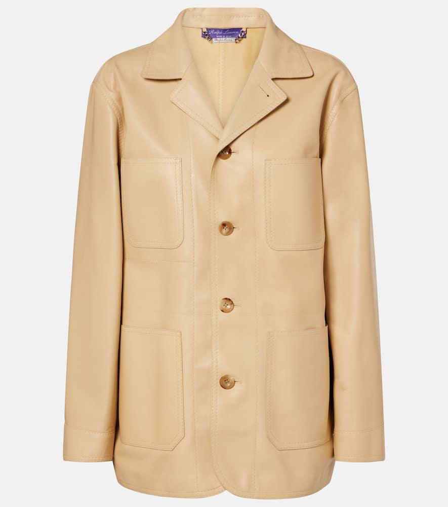 ralph lauren collection adrianna leather jacket