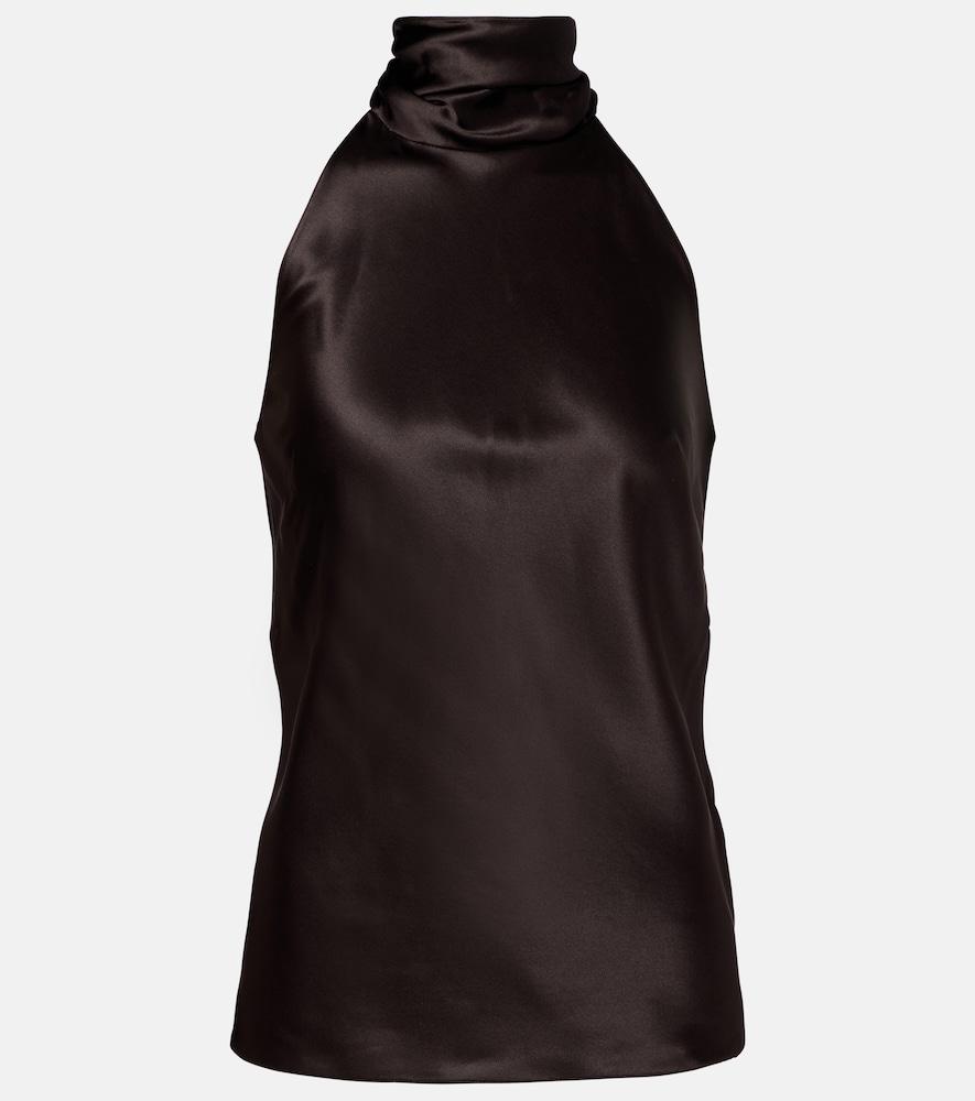 ralph lauren collection chilton halterneck silk