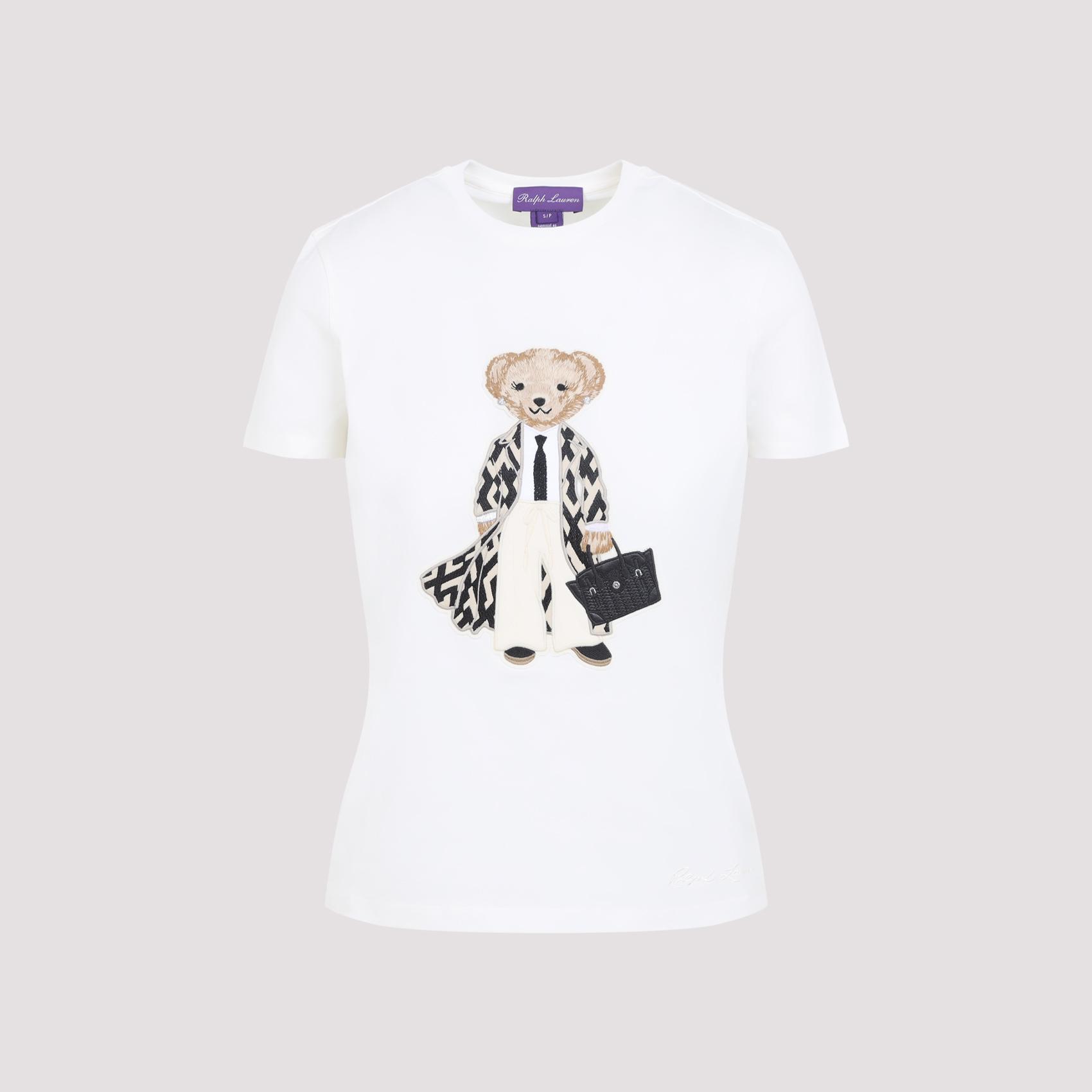 ralph lauren collection cotton t-shirt white tshirt - women