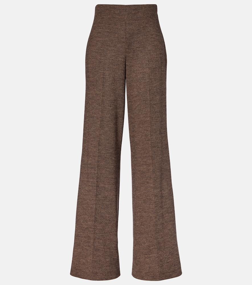 ralph lauren collection isaiah wool wide-leg pants