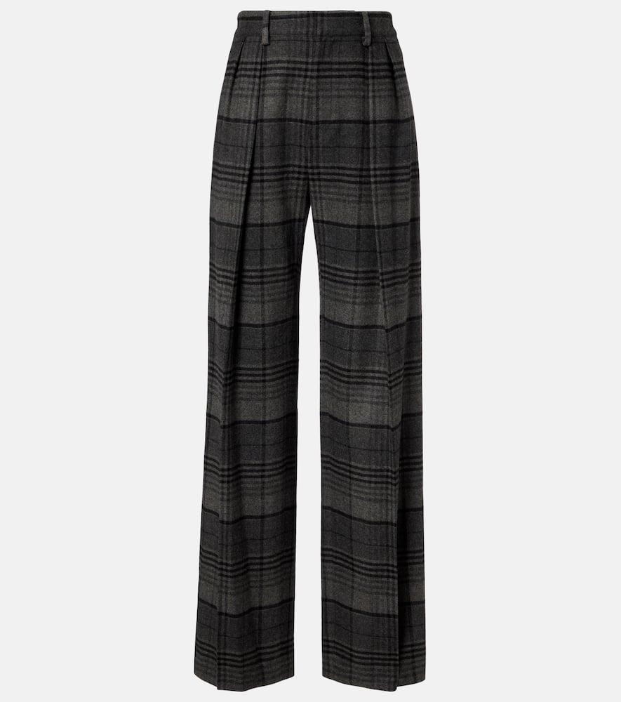 ralph lauren collection jody checked wool wide