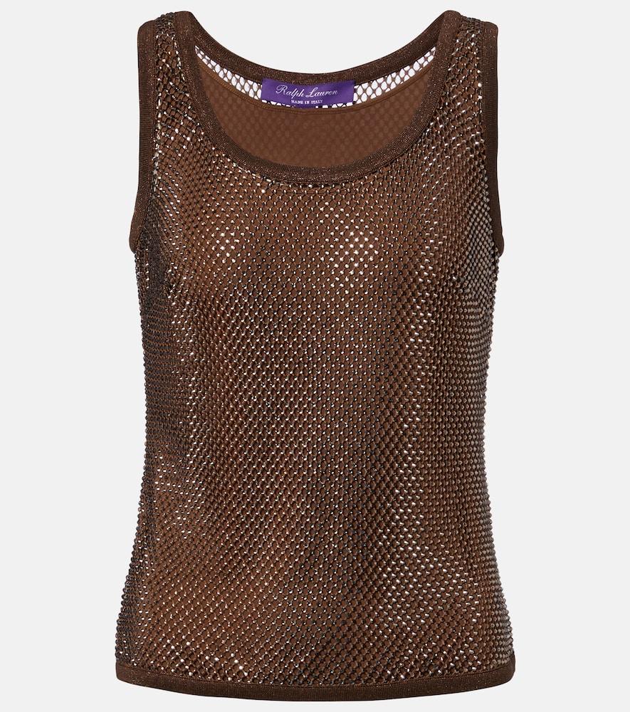 ralph lauren collection melony embellished top