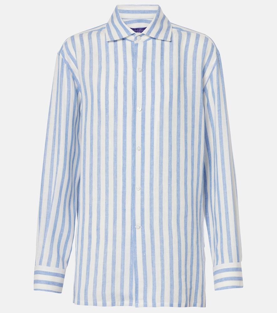 ralph lauren collection striped linen shirt