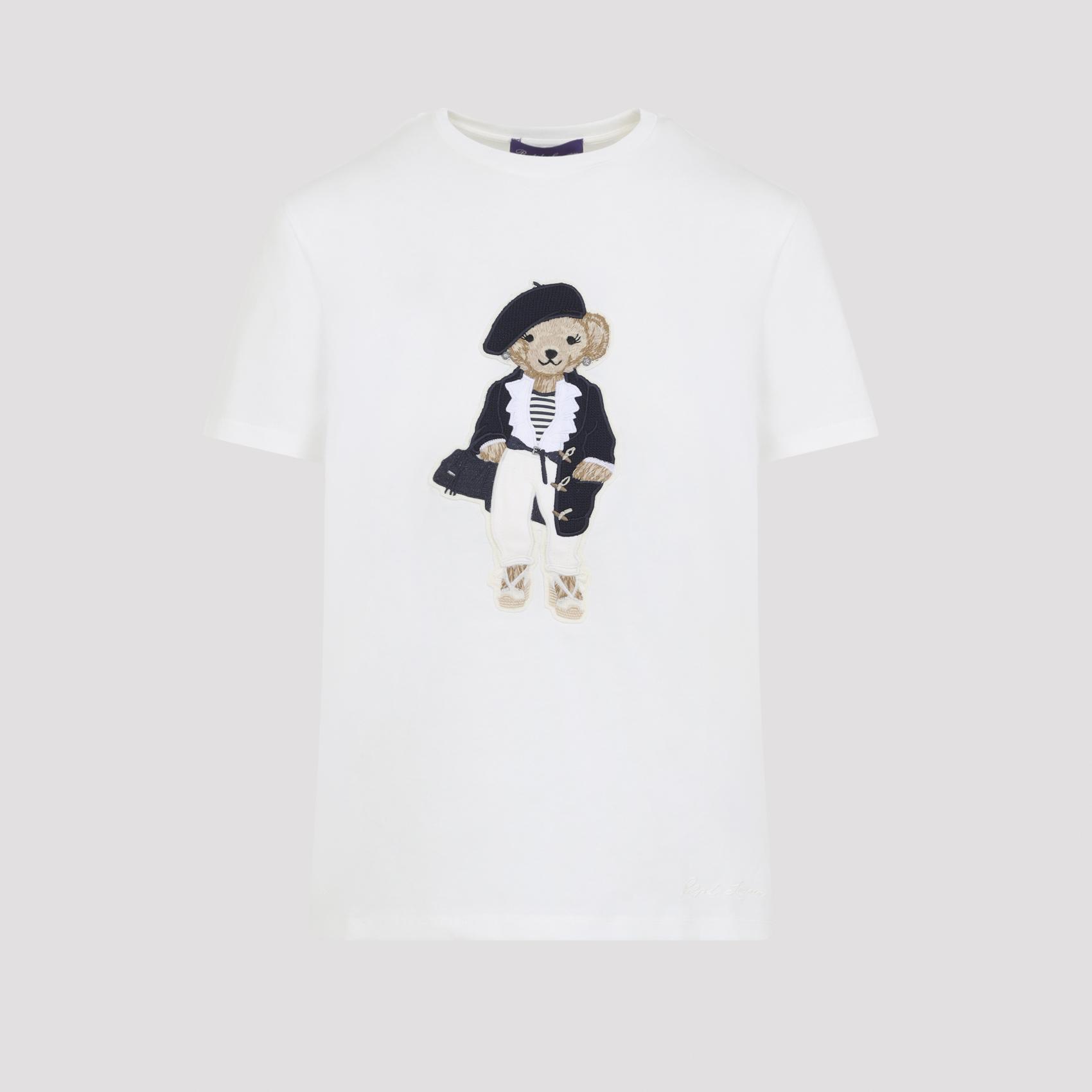ralph lauren collection t-shirt white cotton tshirt - women