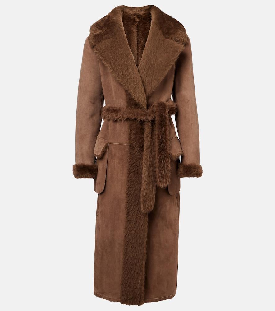 ralph lauren collection wilmer reversible shearling coat