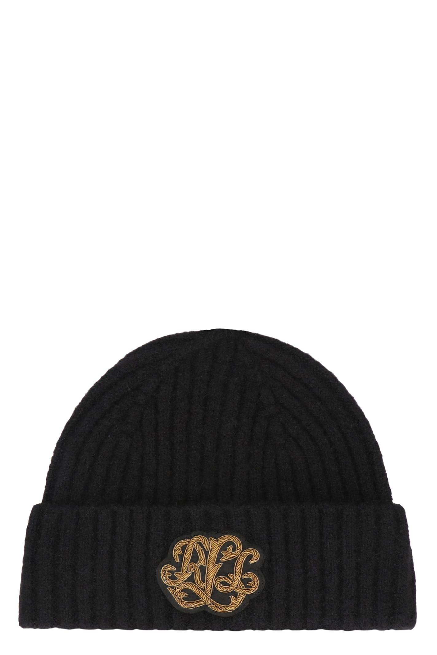 ralph lauren knitted wool blend hat