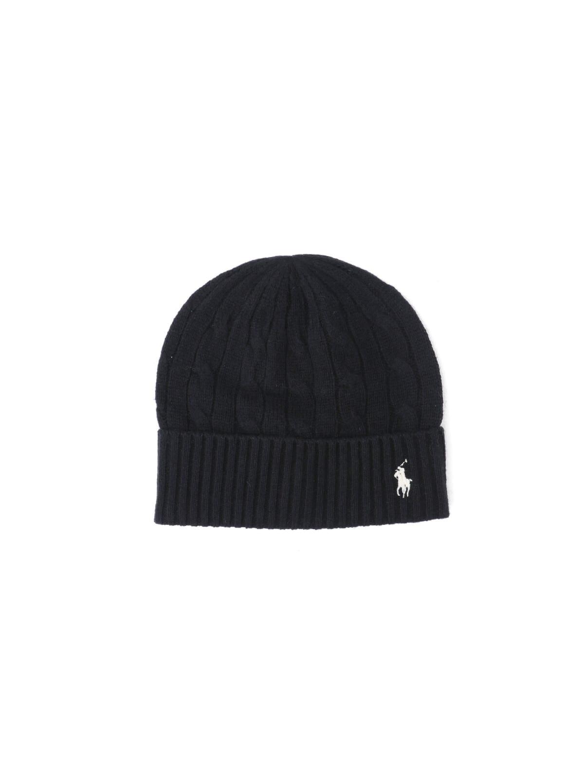 ralph lauren logo beanie
