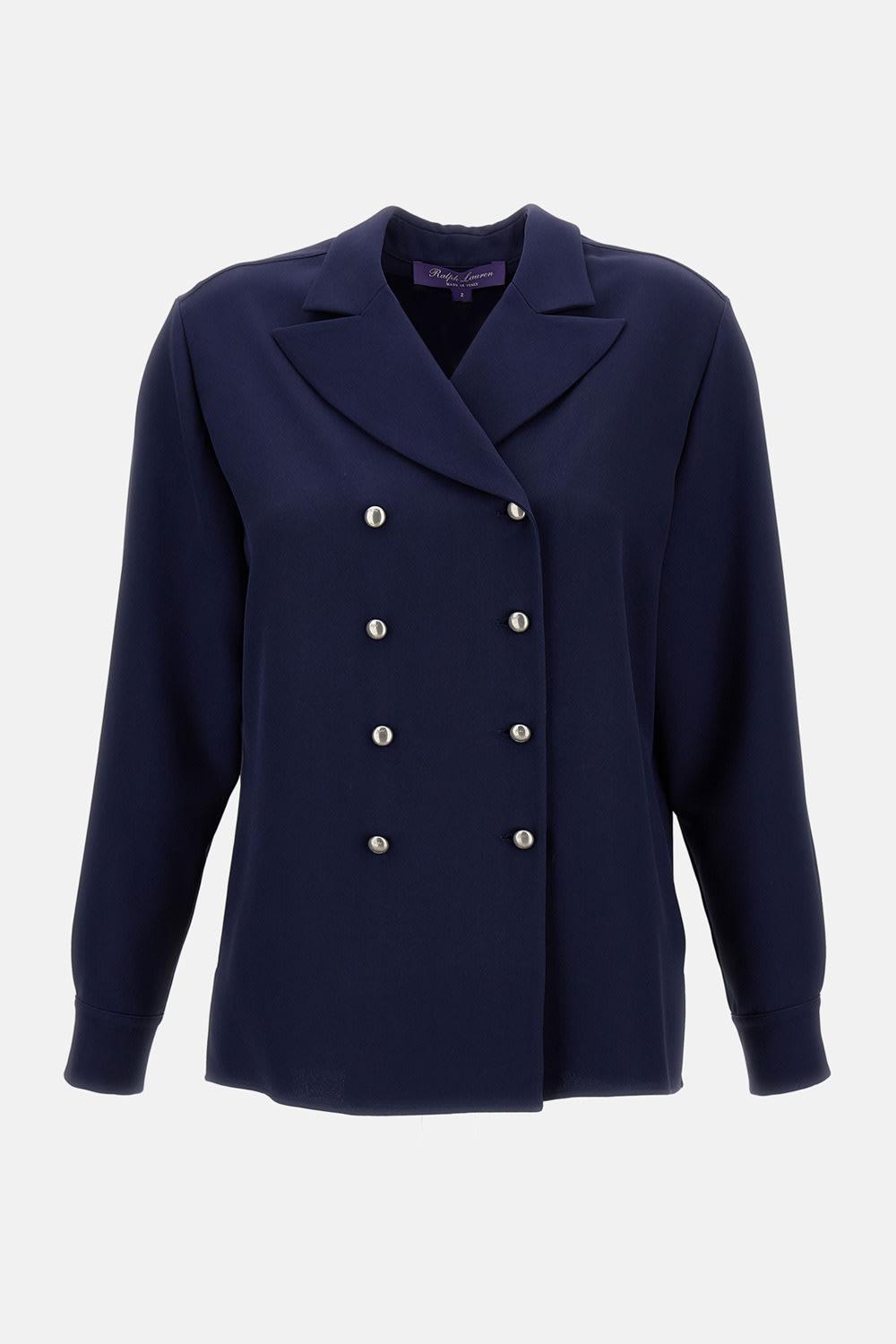 ralph lauren long sleeve-button front shirt