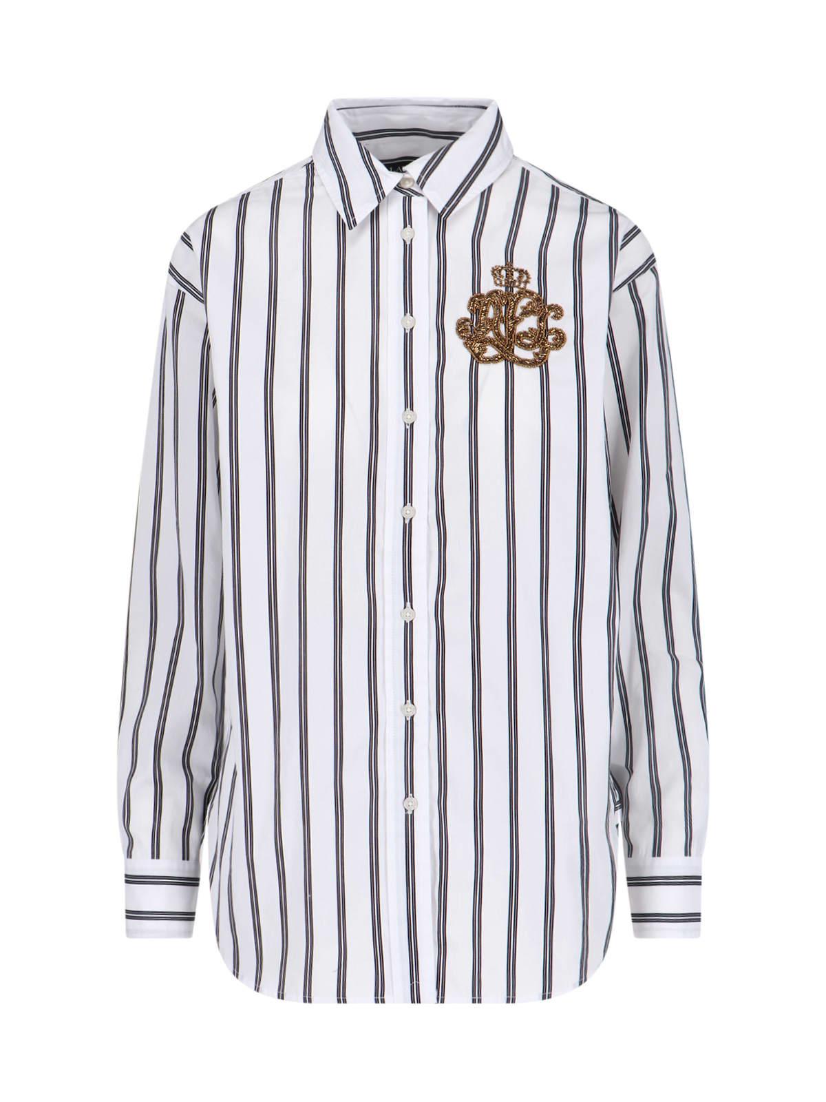 ralph lauren shirt in cotton with stripes