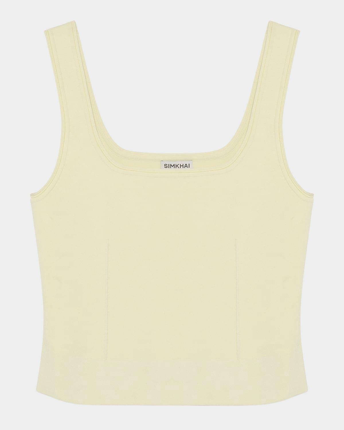 ramaina compact knit tank top